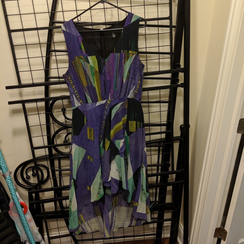 Kenneth Cole Purple high low dress